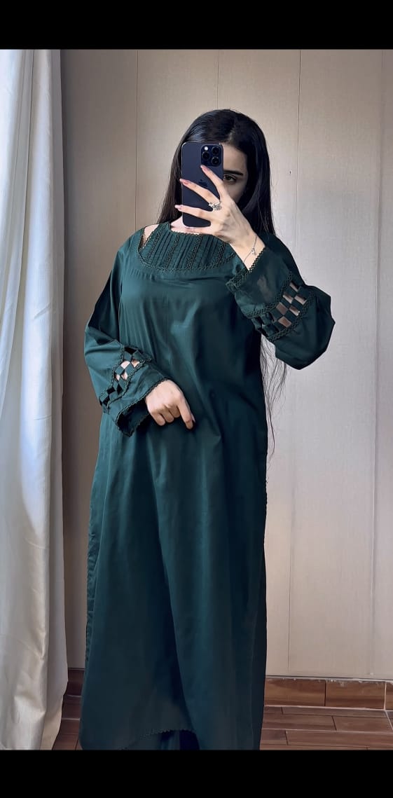 2 Piece Lawn Suit-Dyed (Pret)