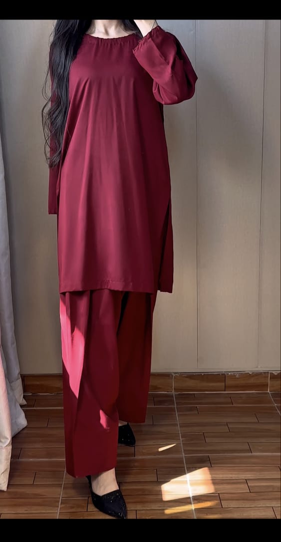 2 Piece Lawn Suit-Dyed (Pret)