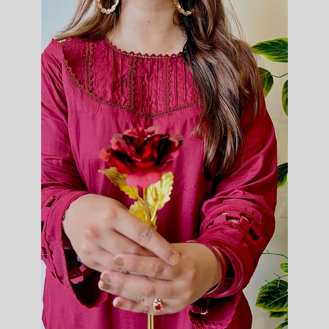 2 Piece Lawn Suit-Dyed (Pret)