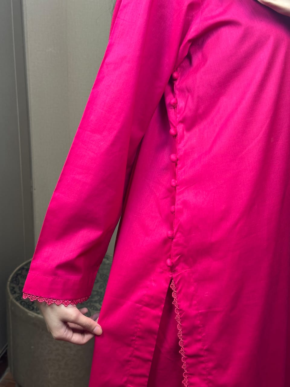 2 Piece Lawn Suit-Dyed (Pret)